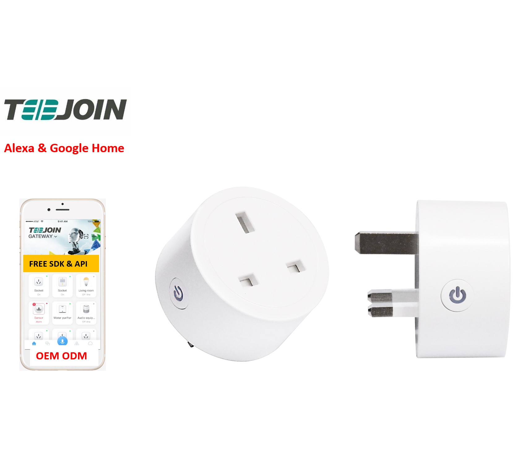 Teejoin 16amp мини Великобритания wifi Пульт дистанционного управления энергетический монитор Amazon alexa современный Электрический беспроводной переключатель умная розетка