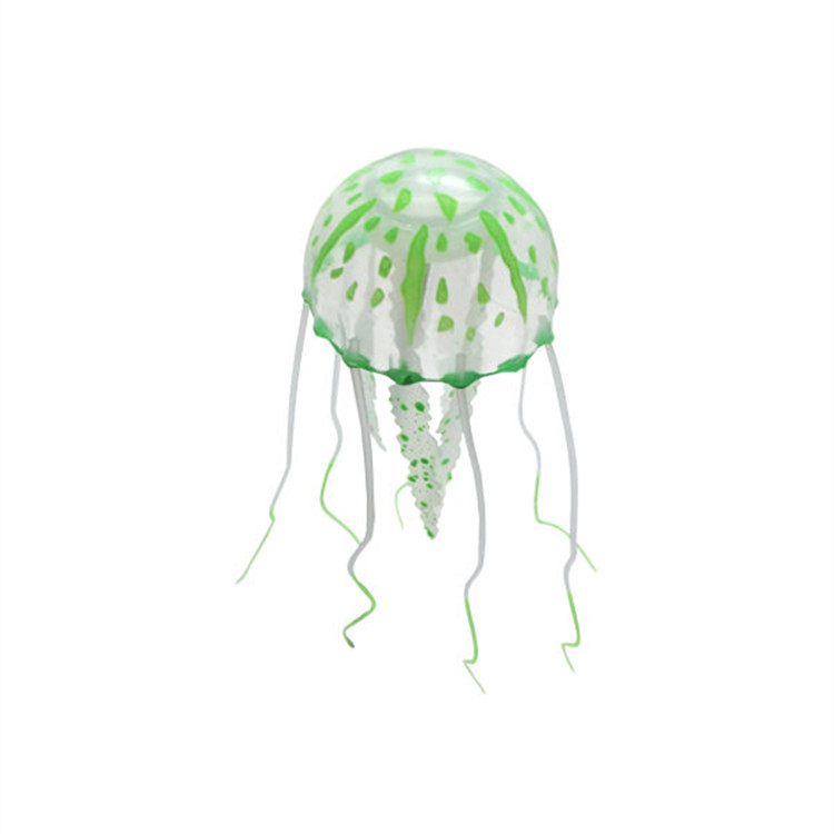 Artificial Swim Glowing Effect Jellyfish Aquarium Decoration Fish Tank Underwater Live Plant Luminous Ornament Aquatic Landscape