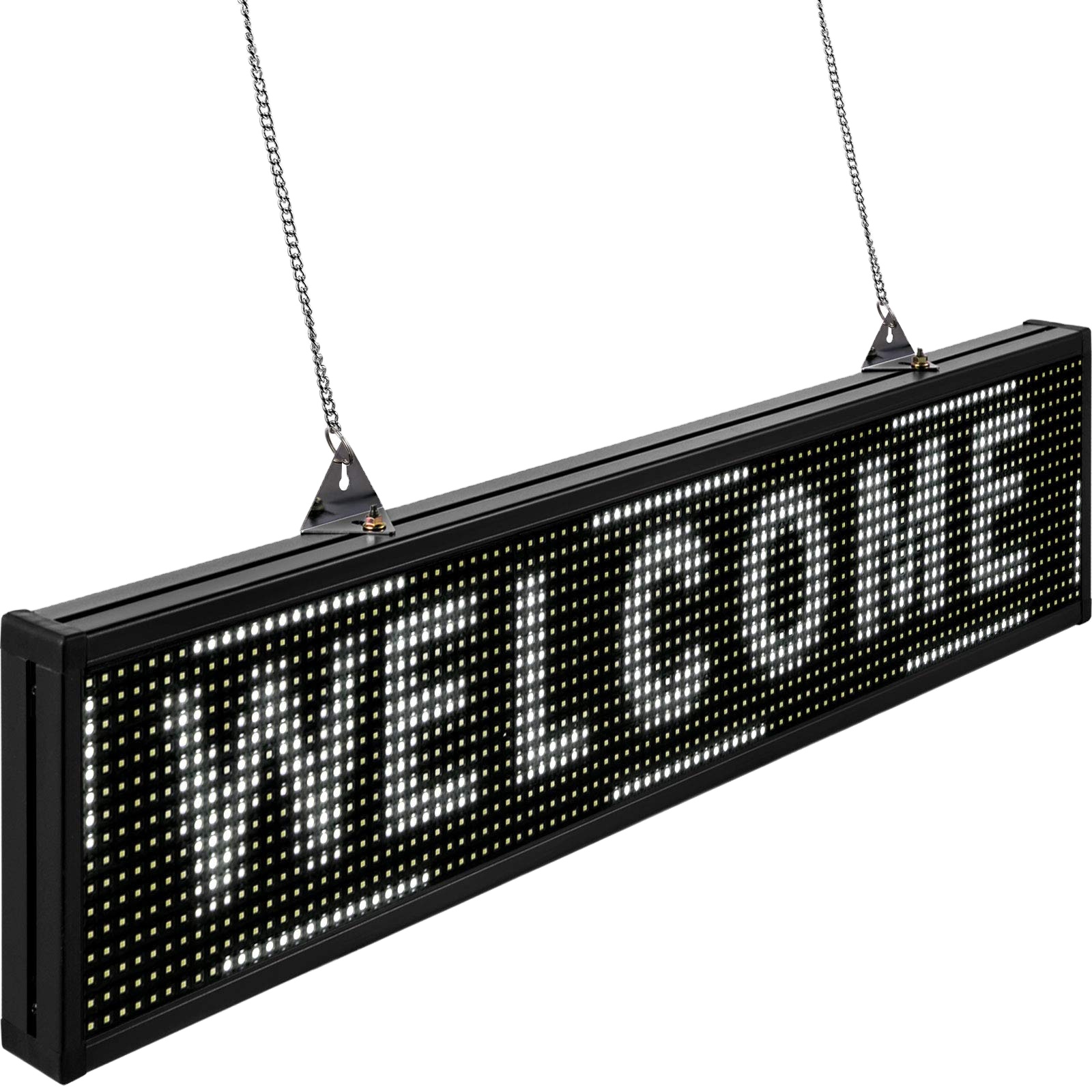 Led Sign 38 x 6.5 Inch Digital Sign 96 x 16 HD Resolution White P10 Indoor Led Message Board Digital Display Board Electro