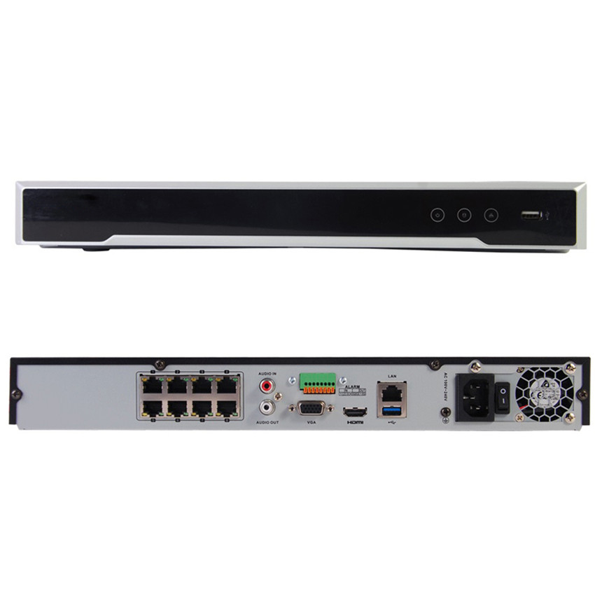 В наличии H.265 оригинальный 8-канальный POE 1Sata NVR DS-7608NI-K1/8P