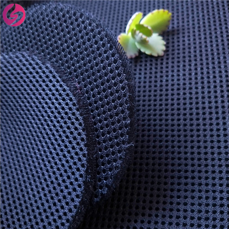 100%Polyester 3d air spacer sandwich quick dry sport mesh bird eye mesh fabric for sports shoes