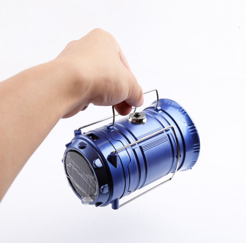 Handle Portable outdoor camping light rechargeable led light lanterns with hook