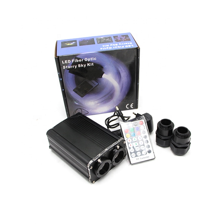 new small two fiber ports fiberoptic led lights for starry sky