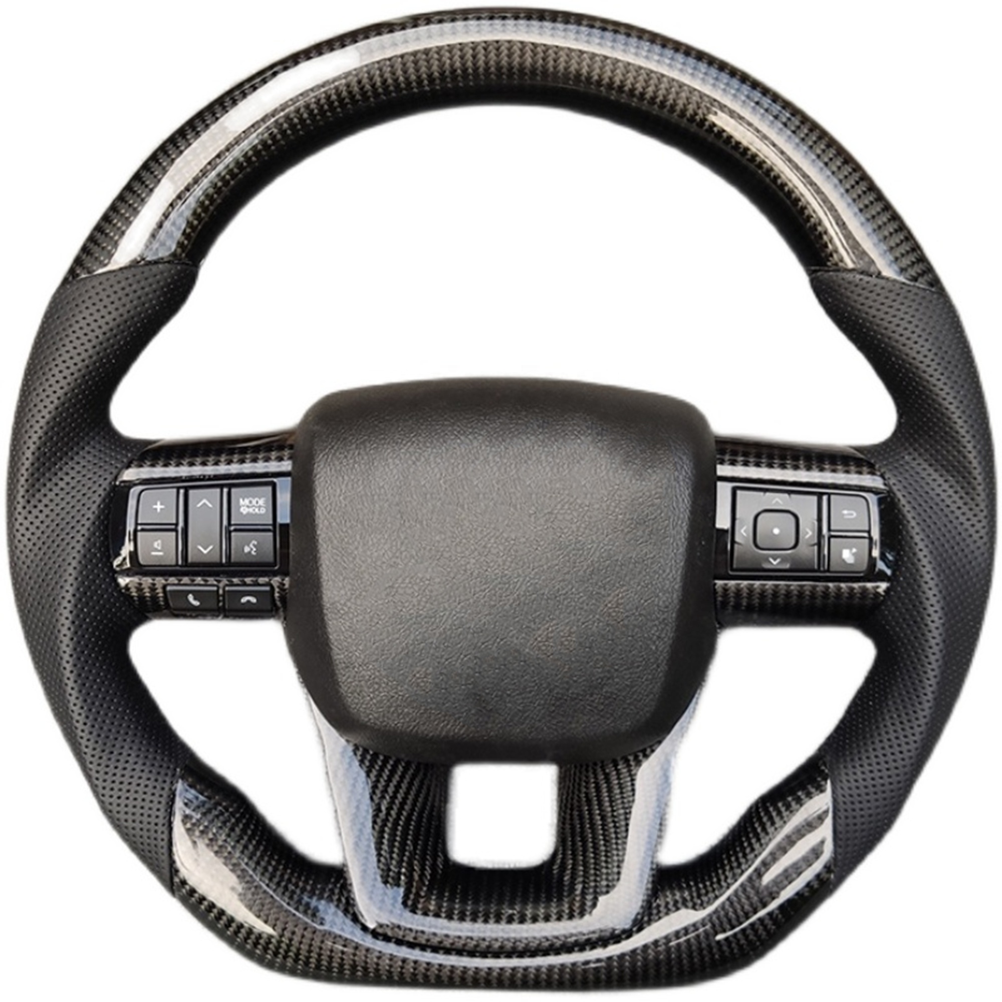 Лидер продаж 2021, Автомобильное рулевое колесо Ever-Carbon Racing(ECR) по заводской цене для Toyota Innova, рулевое колесо