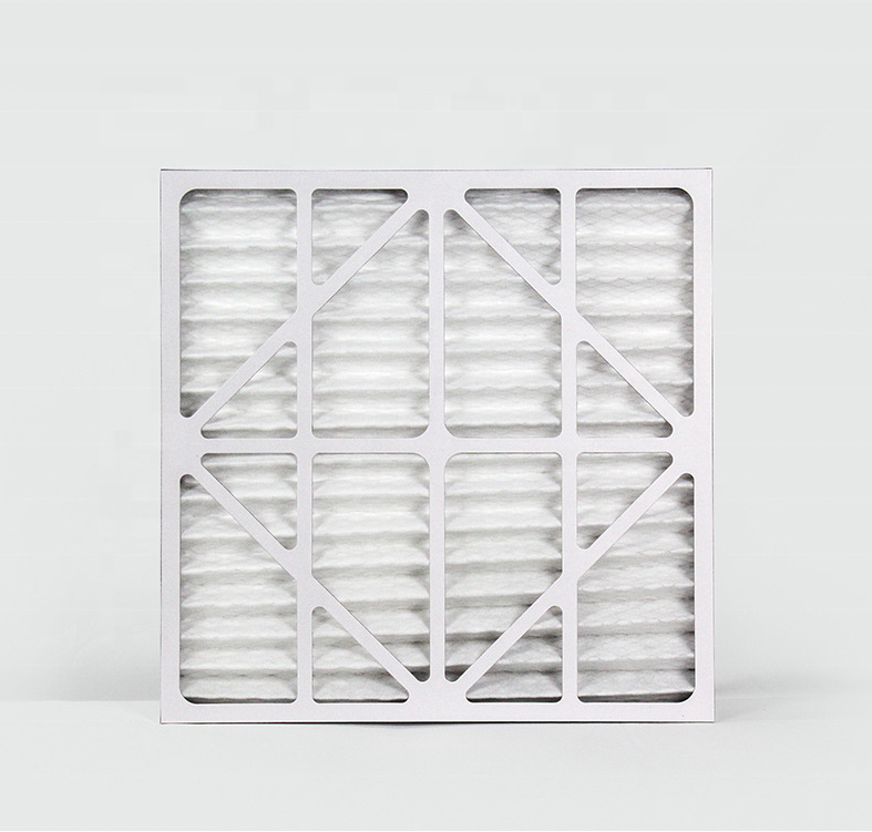 High Quality Cardboard Frame Ac Furnace Air Filter For Ventilation System