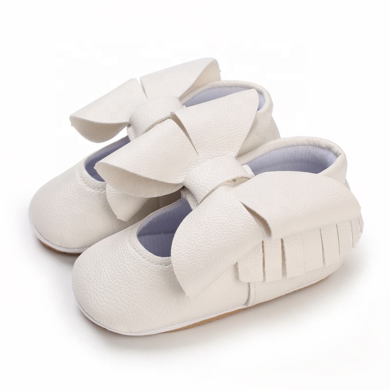 EVERTOP big bowknot design elegant toddler girl dress shoes baby girl princess shoes