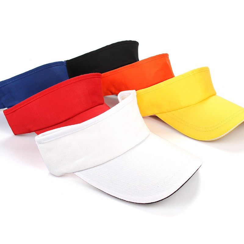 Cheap blank sunvisor anti uv protection face golf short sun custom Sun visor Sports visor cap&hat