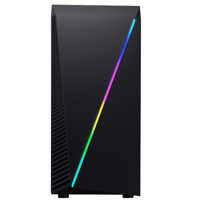 Корпус для игрового компьютера ATX, корпус для компьютера и корпус из закаленного стекла с боковым отверстием