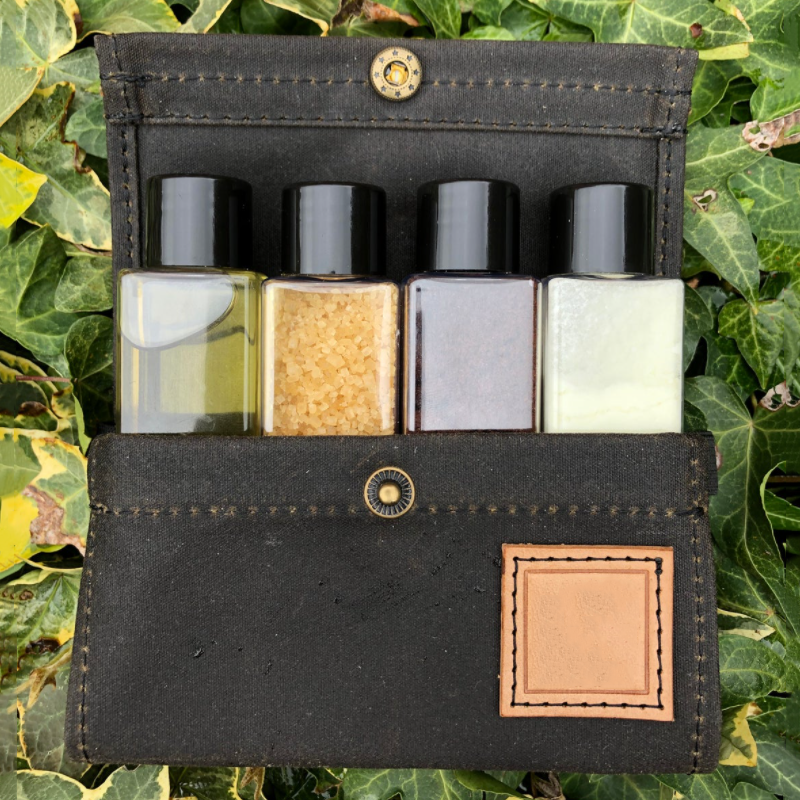 Waxed Canvas Spice Packaging Bags Protable Tool Bag Durable Spice Holder Camping Equipment