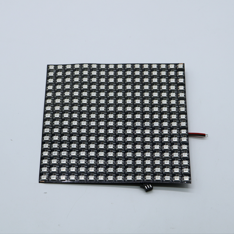 16x16 светодиодная матрица 256 пикселей WS2812B цифровая Гибкая Светодиодная панель индивидуально Адресуемая полноцветная мечта DC5V