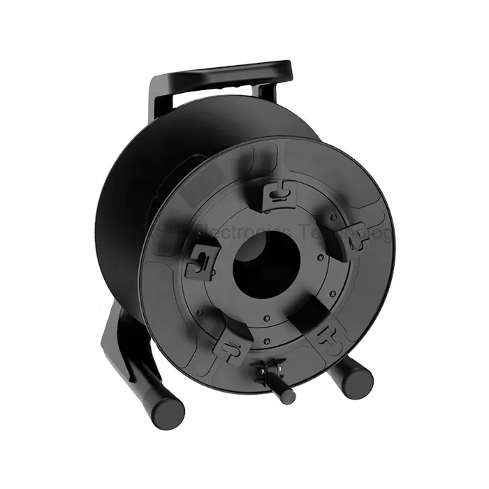 Robust PC Fiber Optic Cable Reels with Winder 380mm Empty Cable Drums,winding cable reel