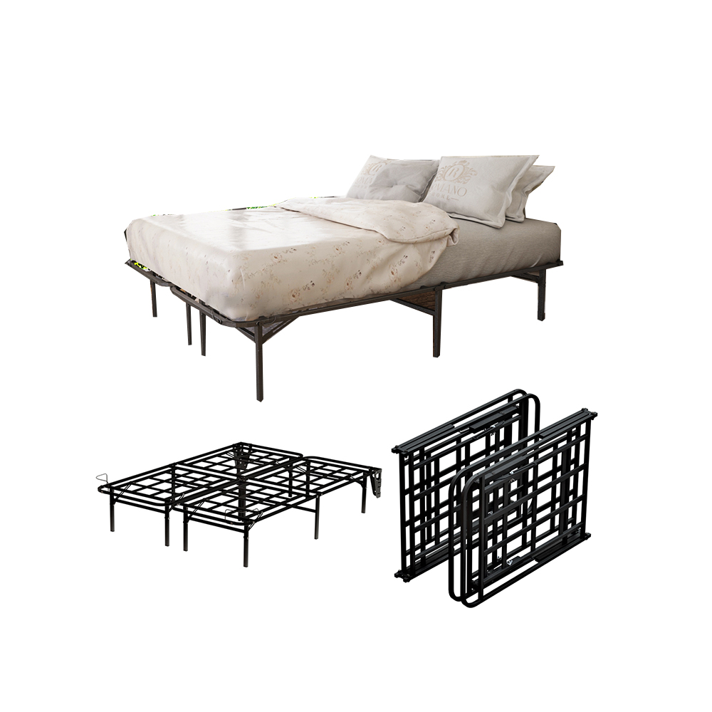 Wholesale Multifunctional Foldable Furniture Folding Bads Metal Frame Bed