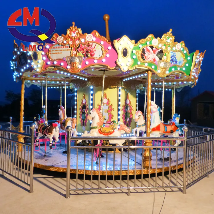 Carousel Amusement Park Kids Rides Supplies China Carousel Rides For Sale Theme Park Equipment Park Game Carousel For Sale