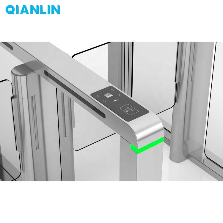 Door access control security gate smart card supermarket barrier automatic opening swing gate