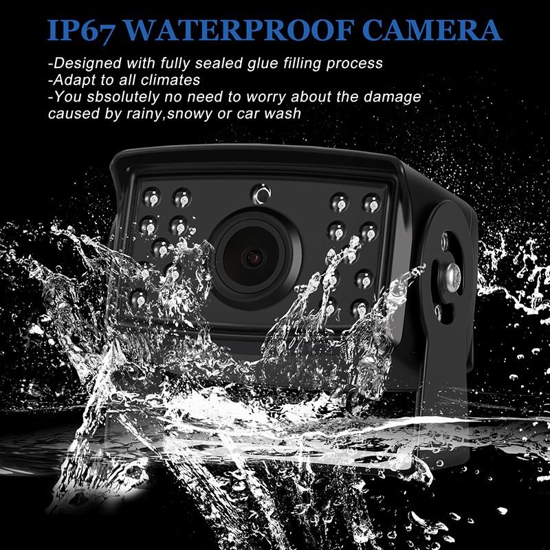 Professional 12-24V Desktop Monitor Car Mirror Screen Back Up Camera TFT LCD monitor in car with sim card