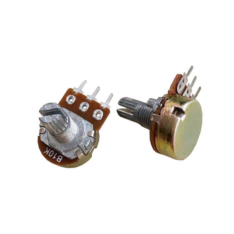 WH148, ручка с одним потенциометром, длина 15 мм, 3 фута, B1K, 2K, 5K, 10K, 20K, 50K, 100K, 250K, 500K, 1 м, потенциометр разряда мощности