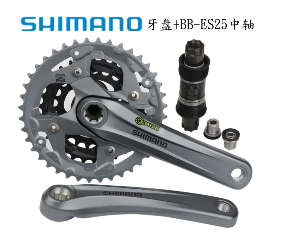 FC-M4000 Alivio MTB велосипед, кривошипная звезда с ES25 HollowTech, новые оригинальные детали для велосипеда 2019