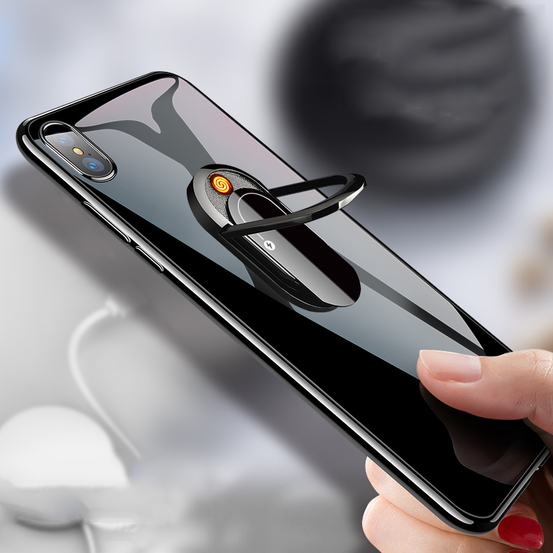 Высококачественная Вращающаяся usb Высокоэффективная Зажигалка для мобильного телефона Вольфрамовая зажигалка