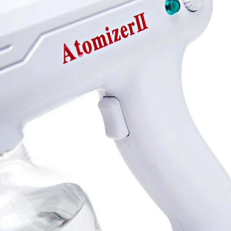 Portable Wireless Blu-Ray Anion Nano Spray hotel nano steam atomizer sanitation mist spray gun Disinfection fog machine