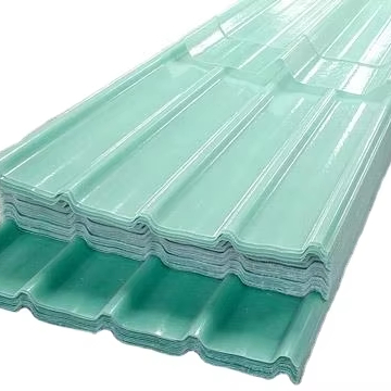 Modern UV Protected FRP Fiberglass Panel Light Weight PVC Clear Transparent Fiber Plastic Resin Greenhouse Roof Workshops