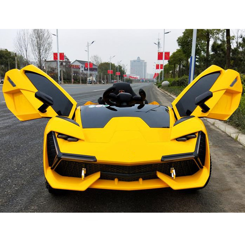 2020 Китай 12V Новинка, оптовая продажа бабочка двойной двери Детский Электрический автомобиль с дистанционным управлением для От 2 до 8 лет