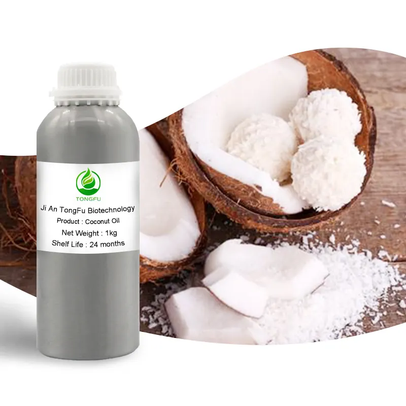 Cosmetic Grade Bulk Virgin Organic Coconut Oil Fruit Oil Crude 100% Purity 232-282-8 24 Months 8001-31-8 Colorless from CN JIN