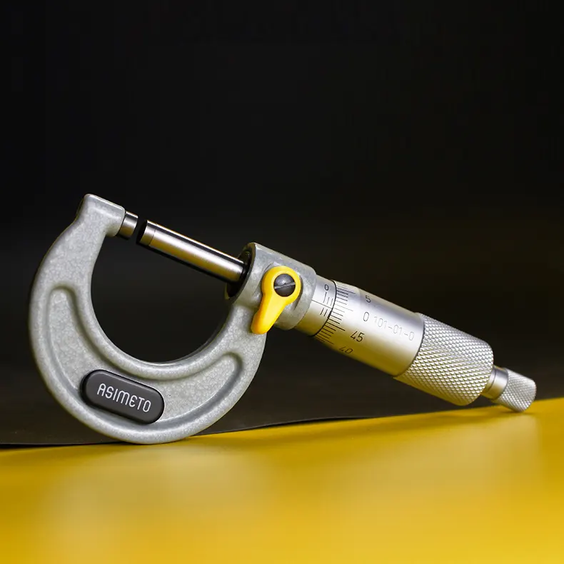 Asimeto 0-25mm Stainless Steel Spindle Screw Thread Micrometers