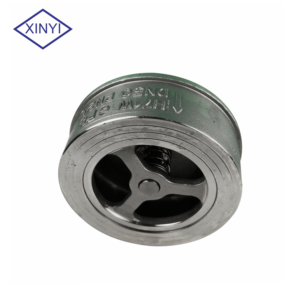 Фланцевый обратный клапан из нержавеющей стали H71W-16 SS304, 5 дюймов