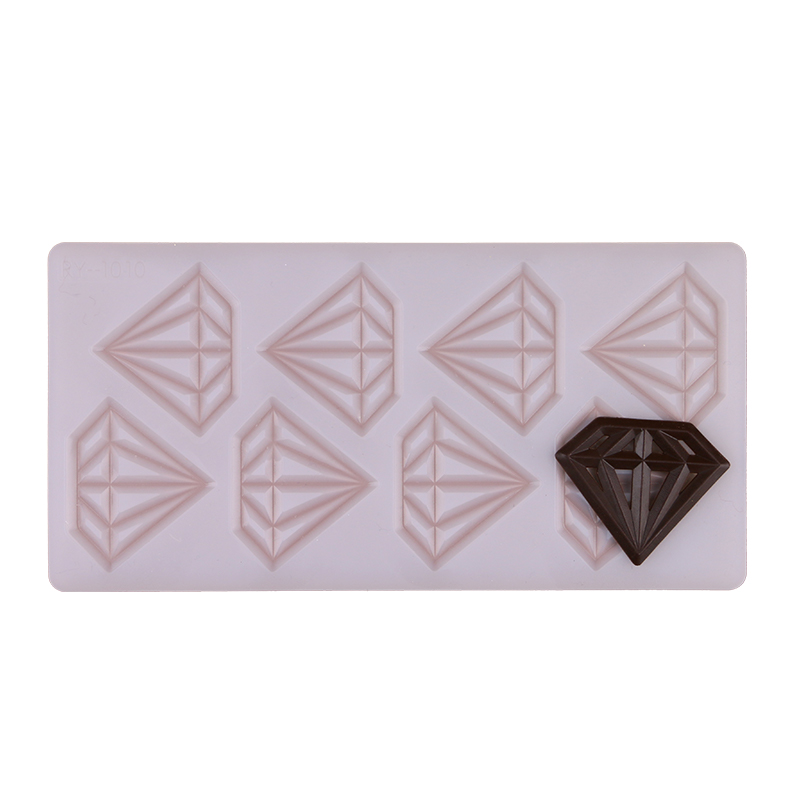 Cheap & hot selling cake decorating supplies diamond shape silicone molds
