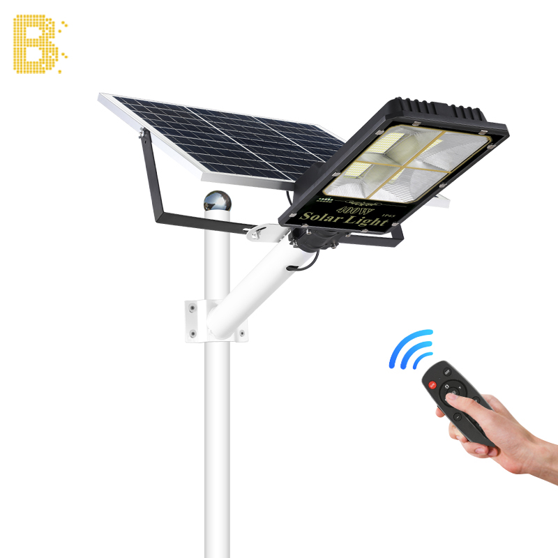 Solar street light 200w 300w 400w IP65 waterproof Energy saving Human Sensor All In One Integrated Led Solar Street