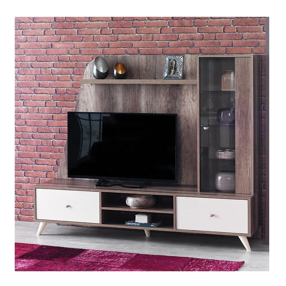 Wholesale Modern Design MFHQ017 Home Entertainment Wall  Unit TV Stand Furniture Living Room