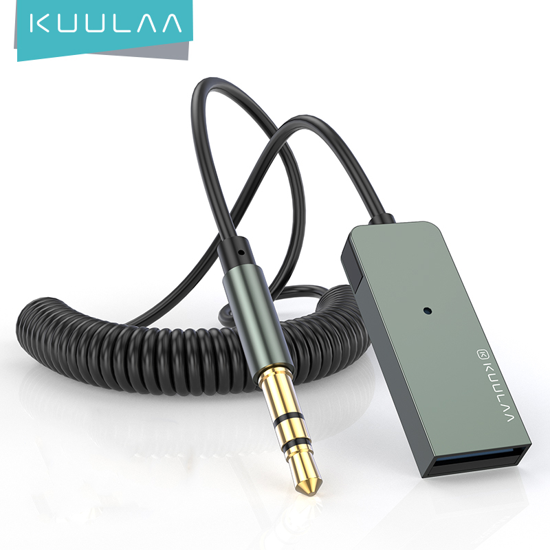 KUULAA музыка/звонки/навигация гарнитура беспроводной аудио Музыка Mp3 Воспроизведение BT5.0 автомобильный Aux адаптер Динамик Приемник