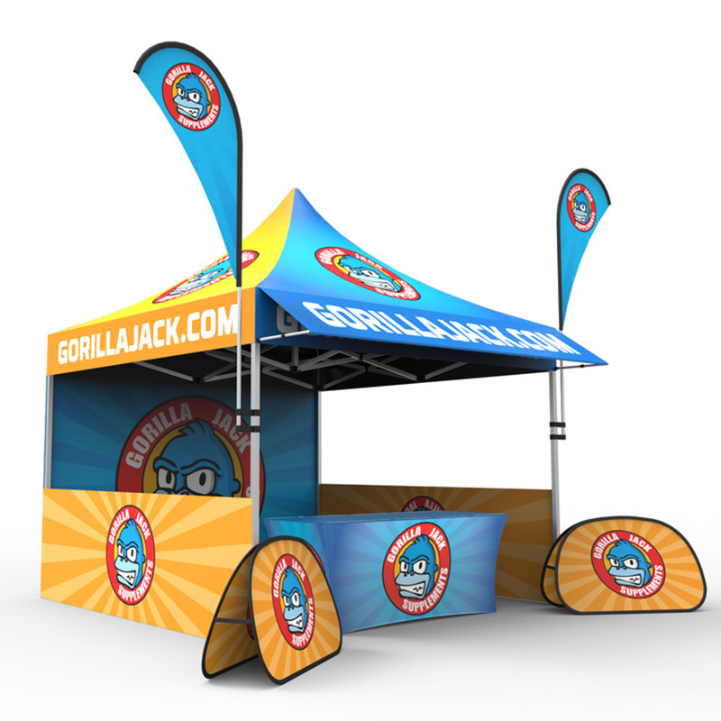 Promotional trade show outdoor canopy aluminum frame folding tent