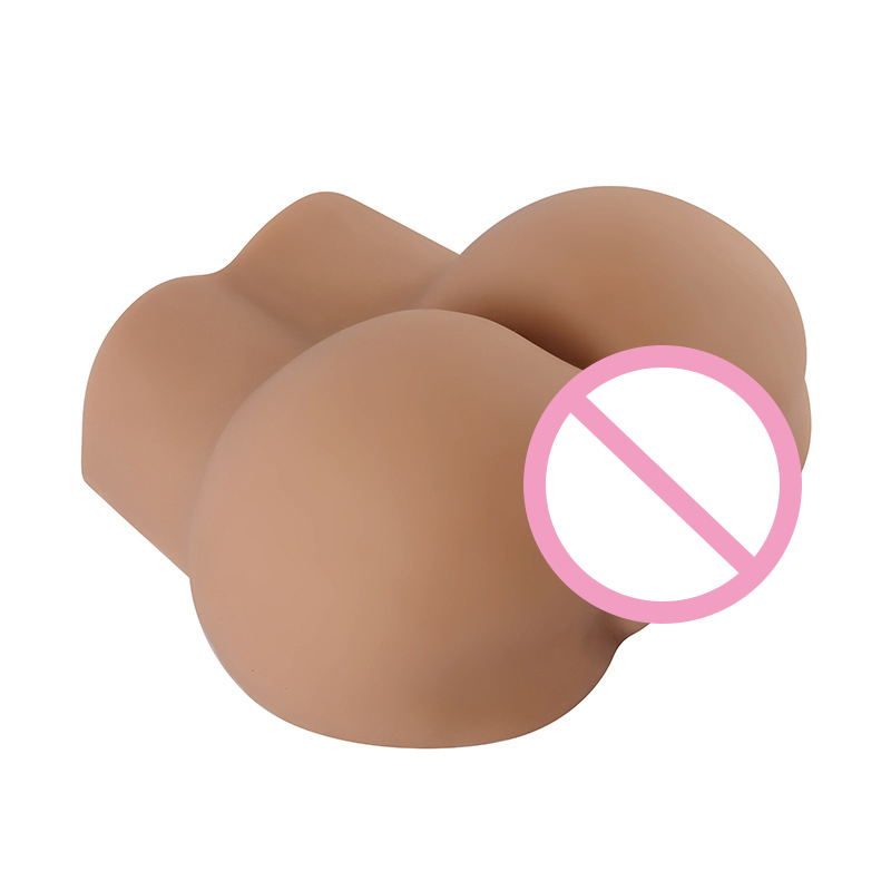 Factory Supply 2 Hole TPE Vaginal Adult Butt Sex Toy Artificial Realistic Pussy And Anal Big Fat Ass Sexy Masturbators For Men