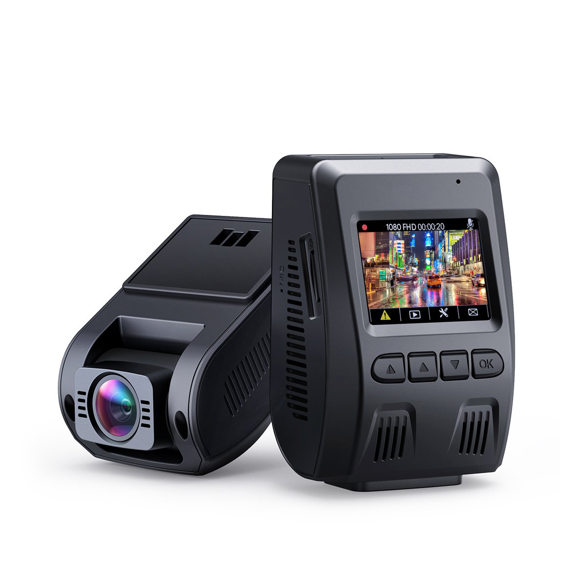 2021 Car Dash Cam with WiFi GPS Hidden Design Mini Dash Camera 1080P Dash Cam