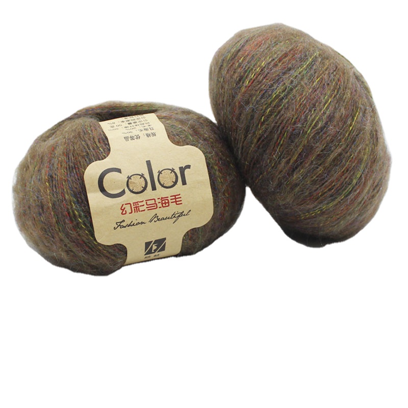 Dimuni Hot Sale High Quality China Manufacturer Hand Knitting Crocheting Crochet Kit Merino Wool Silk Yarn