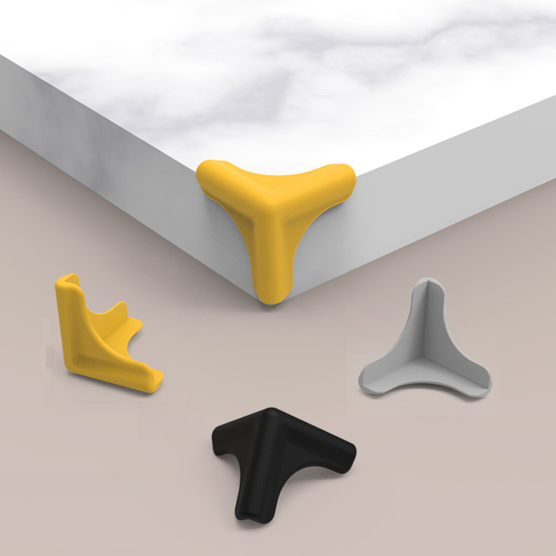 Pack of 4 Baby Safety Anti-Collision Edge Corner Guard Protector Silicone Table Edge Guards