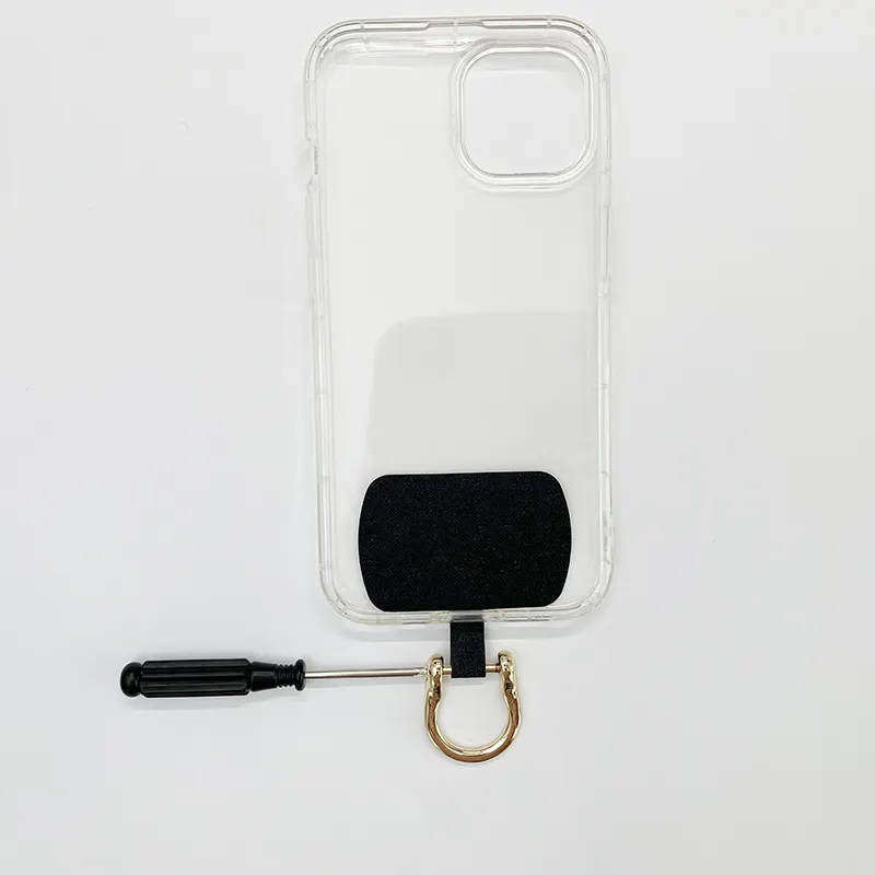 Cell Phone Safety Tether Phone Strap Nylon Mobile Phone Tether Tab Metal Lanyard Hardware Holder Patch