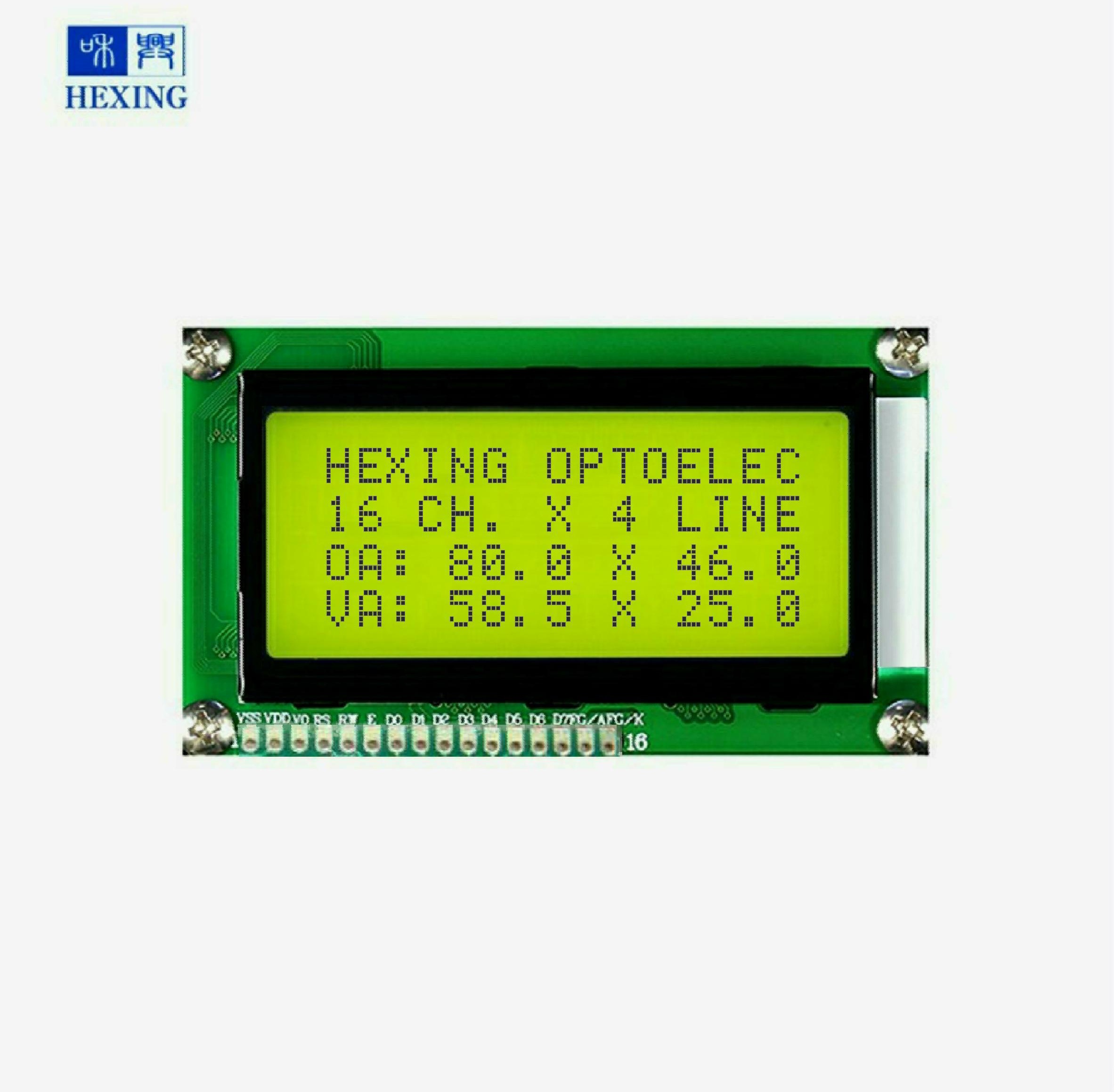 16 х 4-символьный ЖК-дисплей Разъем 16 наклонных штрихов lcd питания 3,3 V или 5V с подсветкой белого цвета