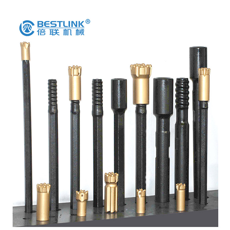 Low Cost Rope Rod Drill Rods And Rock Bits For Mining