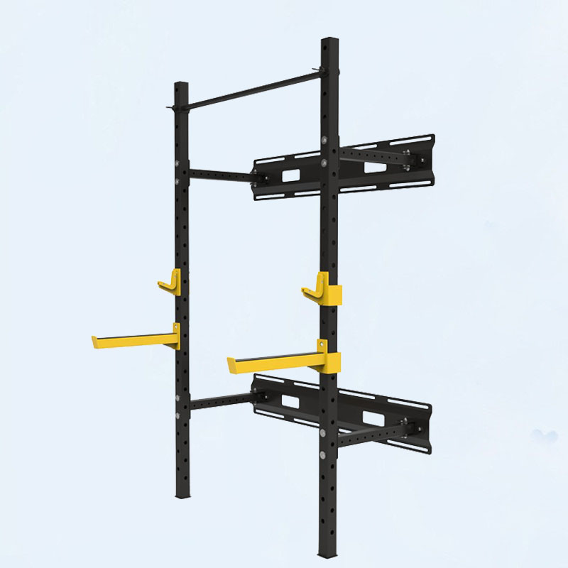Home Gym Equipment Shandong Dezhou CF Weightlifting Rack Wall Mounted Foldable Squat Rack