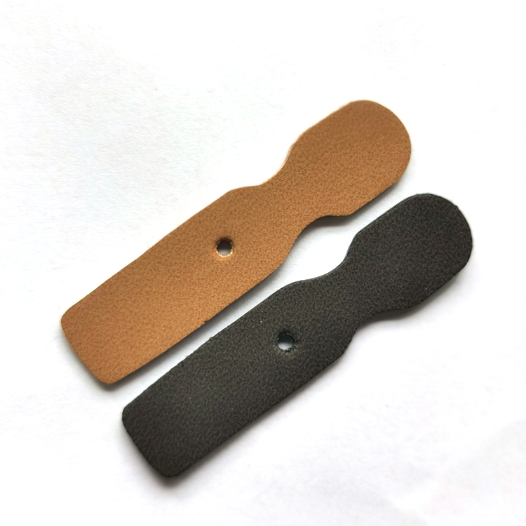 double colors pu Zipper Slider Pullers For Garment