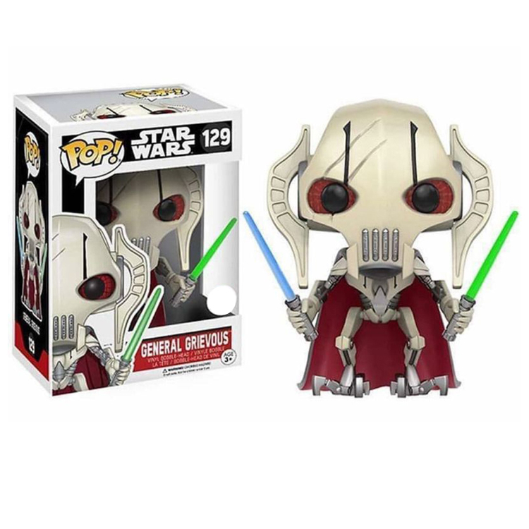 Экшн-фигурка Funko Pop Звездные войны #129 генерал гривус #29 королева Амидала Коллекционная модель игрушки 10 см