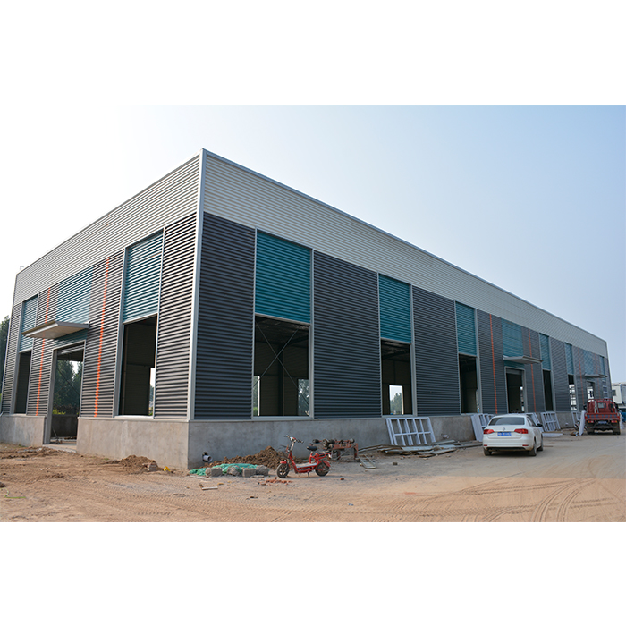 Two story steel structure warehouse