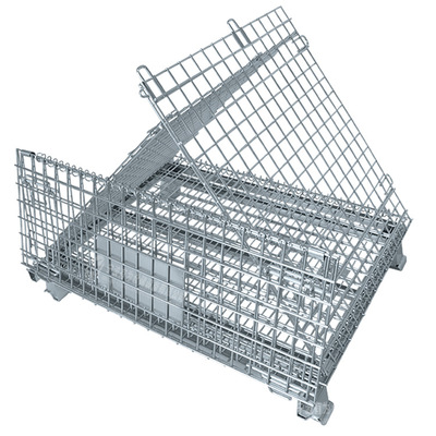 1000*800*840mm storage metal cages pallet cages wire steel cages