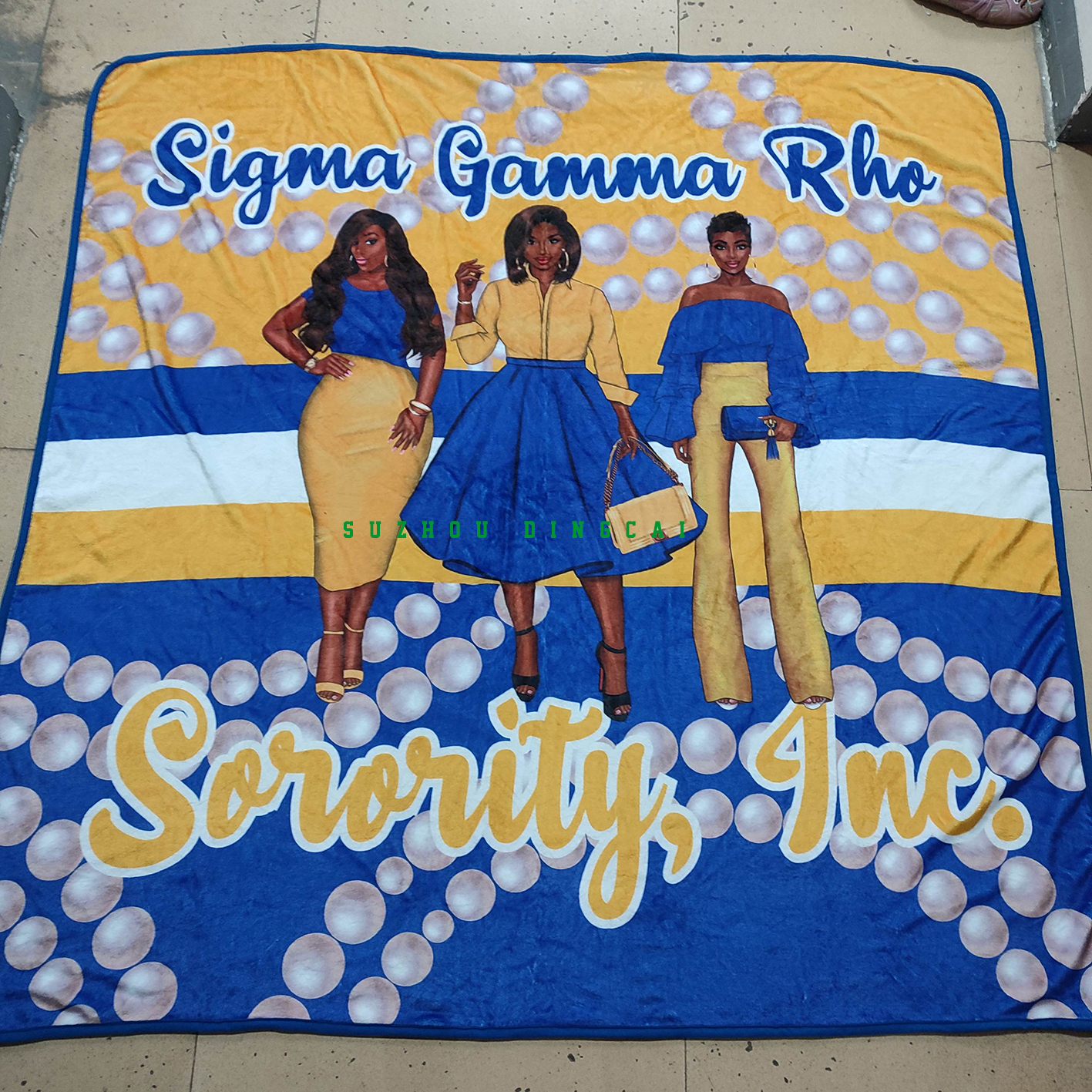 Sigma Gamma Rho, мягкое фланелевое одеяло 1922 дюймов, размеры 5 Х5 футов