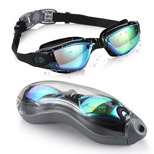 2021 advanced anti fog night vision best waterproof swimming glasses goggles