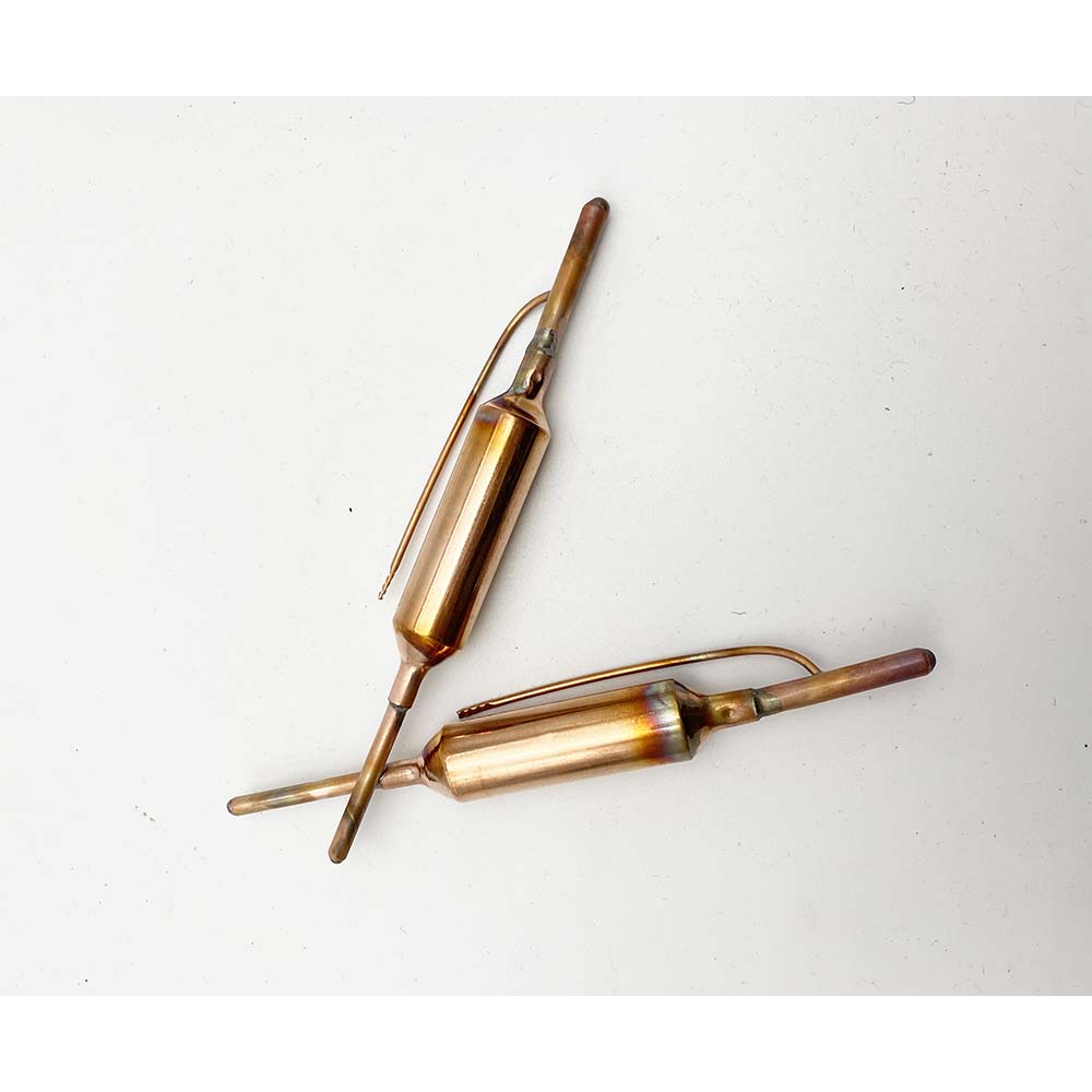 Refrigerator welding copper filter drier with capillary
