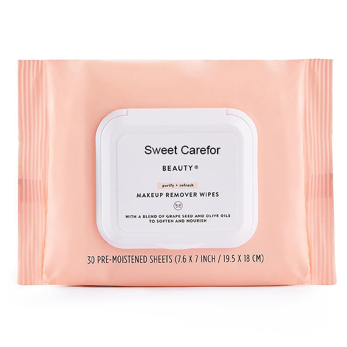 Салфетки для макияжа 25 counts private label салфетки для снятия макияжа