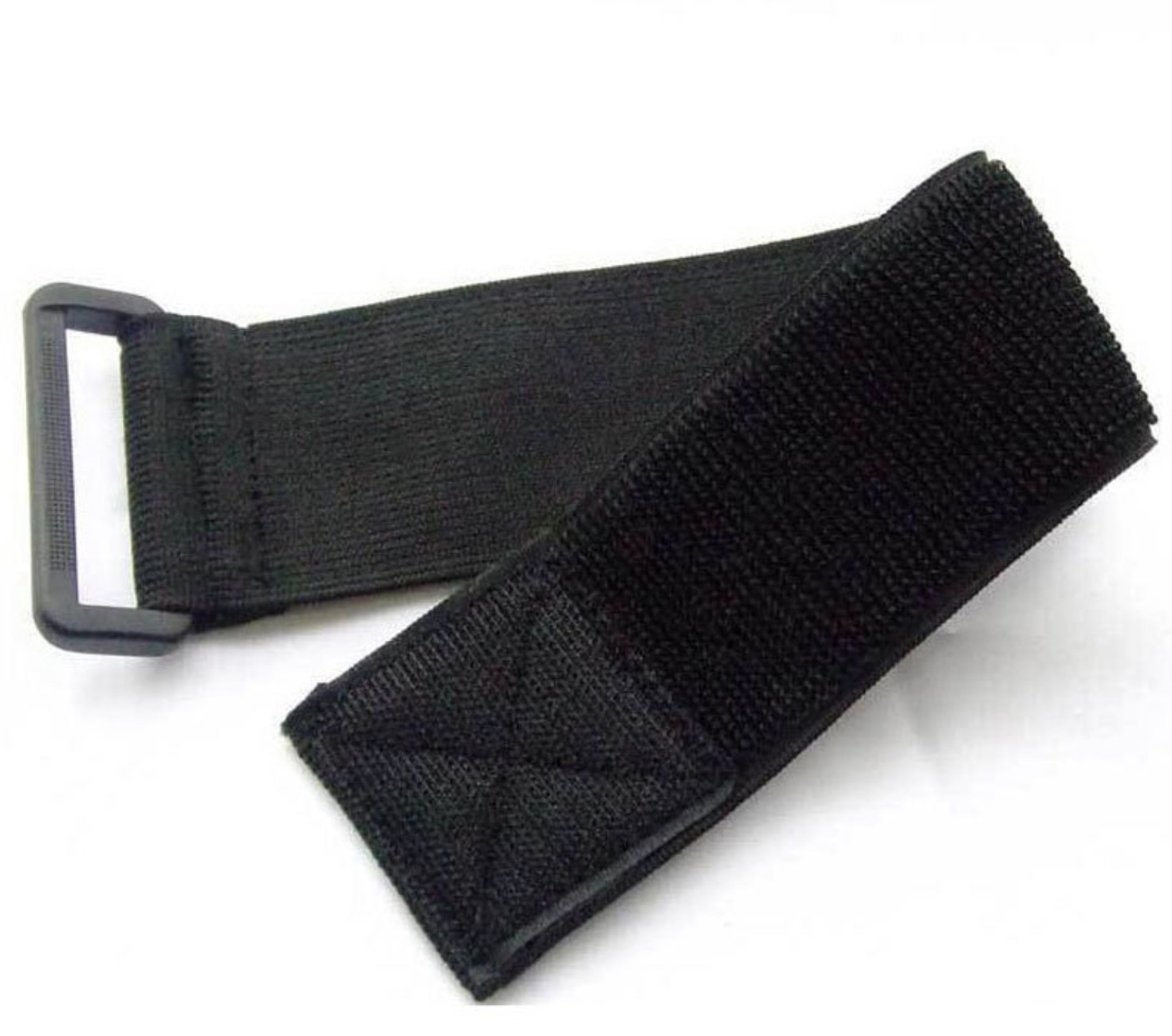 China great quality Nylon elastic un-napped loop band stretch hook and loop tie strap